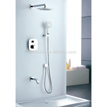 KWM-07 ducha y manija montado en la pared termostatos baño ducha de lluvia conjunto